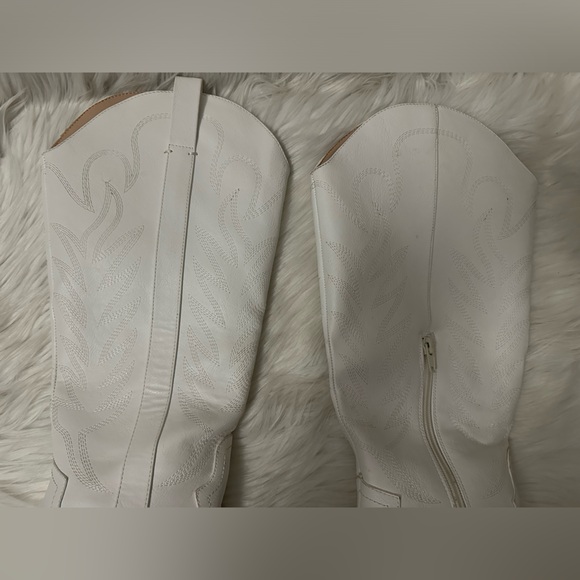 Arromic Western Cowgirl Boots Embroidered, Knee-High, Pointed Toe, Chunky Heel - Picture 6 of 6